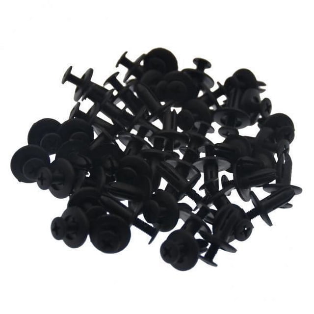 koolsoo 3x 25 Pairs Plastic Universal Bumper Hole Rivets Fasteners Retainer 6mm