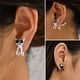 thumbnail image 1 of Pendientes colgantes desmontables para mujer - Joyería de aleación brillante de 3,5 cm, set de regalo para fiestas y fiestas, 1 of 3