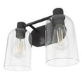 thumbnail image 5 of Hunter - Lochemeade 2-light Noble Bronze, Small Vanity Light, Dimmable, for Bedrooms, Dining, Living Rooms - 19780, 5 of 8