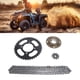 thumbnail image 5 of 420 Kit de Sótbelo y Cadena, 10 mm 10t frontal 41t Sprocket Cicatrices de Cadena de Cadena de Sótleo Volante sen dientes para go karts Todas las motocicletas de vehículo de, 5 of 7