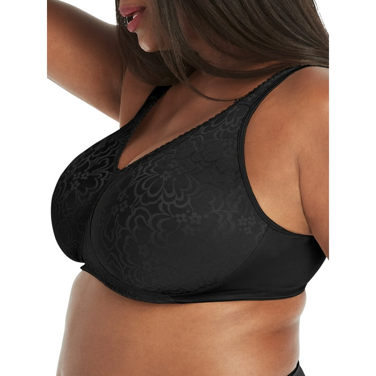 Playtex Women's 18 Hour Ultimate Lift and Support Wire-Free Bra - 4745 42G  Black