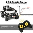 thumbnail image 4 of Topbuy White 12 V Jeep Truck Powered Ride-On with Remote Control, 4 of 9
