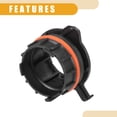 thumbnail image 6 of Unique Bargains 1 Pair Automotive LED Headlight Bulb Retainer Adapter Holder Socket Car Headlight Socket for BMW Plastic, 6 of 6
