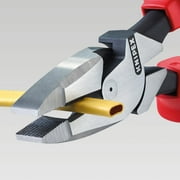KNIPEX Tools 09 12 240 9.5-Inch Ultra-High Leverage Linemans Pliers with Fish Tape Puller and Crimper