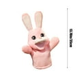 thumbnail image 3 of Gqtwoy Bunny Hand Puppet - Cute Plush Toy with Active Mouth, Ventriloquist Performance Prop, Perfect for Birthday, Easter, Halloween, Christmas Gifts, Role-playing and Storytelling Companion, 3 of 6