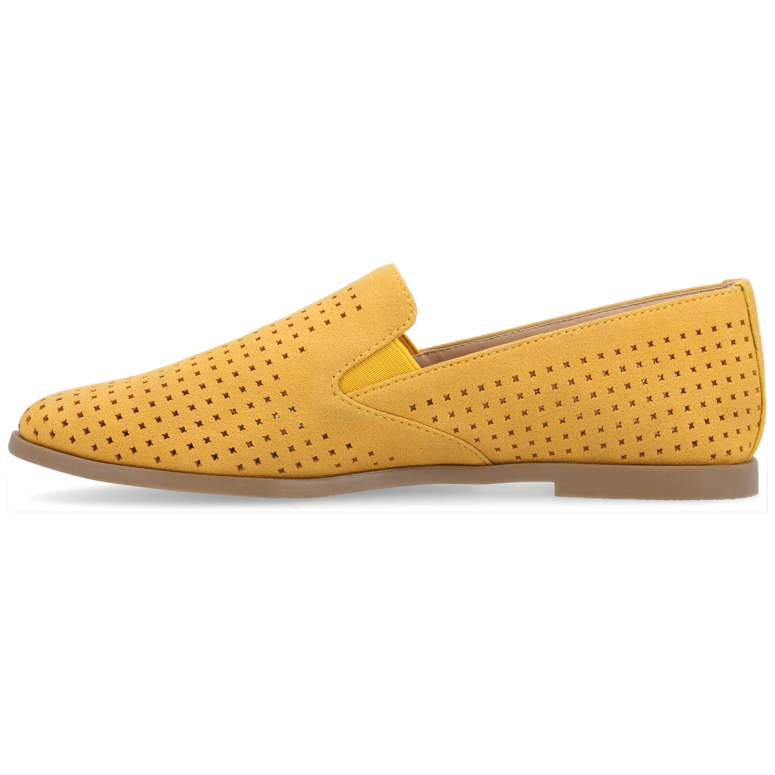 Journee Womens Lucie Slip On Almond Toe Loafer Dress Flats, Widths Available