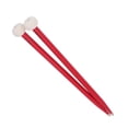 thumbnail image 4 of Drum Mallet Set, Felt Head Even Percussion 2Pcs Drums Mallets Accessory Maple Handle  For Performance Red, 4 of 8