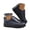 Blue, variant on Leather Slip on Sneakers for Women Waterproof Running Walking Tennis Flat Shoes for Work Office