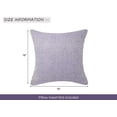 thumbnail image 2 of Heavenera Set of 2 18X18 inch Farmhouse Decorative Throw Pillow Covers Classical Woven Cushion Covers (Purple, 2pcs), 2 of 6