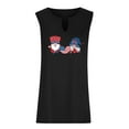 thumbnail image 3 of Birdeem Débardeur Sans Manches Imprimé Col en V Oversize pour Femmes Été Plus Tops, 3 of 7