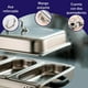 thumbnail image 3 of Buffetera de Acero Inoxidable Bluelander con 3 Compartimentos y Quemadores, 3 of 5