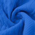 thumbnail image 6 of VJGBEGW Women Textured Quilted 1/4 Zip Pullover Comfort Half Zip Fall Sweatshirt Cozy Pullover Tops Cable Knit Sweater Blue XL, 6 of 6
