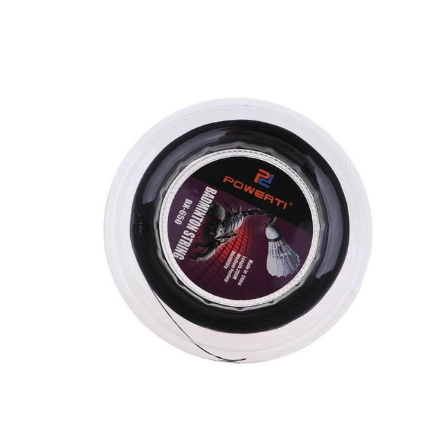 Durable Nylon Badminton Racket String Stringing Training High Flexibility Badminton Racket String Black