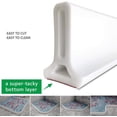 thumbnail image 5 of Tira de retención de agua plegable para ducha, barrera de agua de umbral de ducha de silicona autoadhesiva Barrera de agua de separación húmeda y seca fácil de instalar para baño Ormromra WLJ-0573, 5 of 5