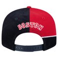 thumbnail image 4 of Men's New Era Navy/Red Boston Red Sox Retro Split Corduroy Snapback Hat, 4 of 5