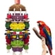 thumbnail image 1 of Juguete masticable para loros, juguete grande de madera natural de 18 pulgadas para loros, juguete masticable para pájaros, juguete grande para morder para loros, loro gris africano, 1 of 5