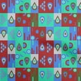 thumbnail image 1 of oneOone Cotton Jersey Maroon Fabric Abstracts Fabric For Sewing Printed Craft Fabric By The Yard 58 Inch Wide, 1 of 5