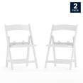 thumbnail image 3 of Flash Furniture HERCULES Kids Folding Chairs with Padded Seats | Set of 2 White Resin Folding Chair with Vinyl Padded Seat for Kids, 3 of 17
