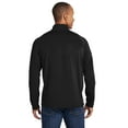 thumbnail image 2 of Sport-Tek Tall Sport Wick Stretch 1/2 Zip Pullover-2XLT (Black), 2 of 6