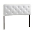 thumbnail image 2 of Baxton Studio Baltimore Modern and Contemporary King White Faux Leather Upholstered Headboard,Wholesale Interiors, 2 of 2