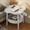 White, variant on Fmxomd Small End Table 2 Tier Side Table with Storage Basket Mini Sofa Side Table - Small Nightstand for Living Room Bedroom - Coffee