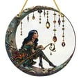 thumbnail image 2 of KQJQS Personalized Witch Window Hanging Suncatcher Ornament, Beautiful Witch Suncatcher Ornament, Multi-Colored Acrylic Moonlit Witch Crystal Pendant for Wall or Window Decoration, 2 of 7