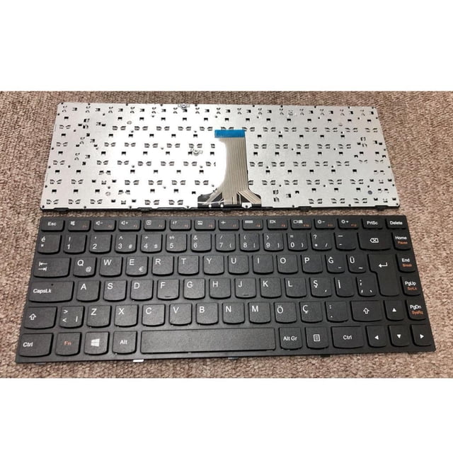 Pavo Negro Con Marco Negro Keyobard Para -30 -45 Laptop