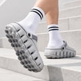 thumbnail image 6 of Knivor Garden Clogs for Men Sporty Foam Runner EVA Cloud Slides with Massage Footbed Lightweight Non Slip Breathable Outdoor Indoor Beach Shower Garden Water Shoes, 6 of 8