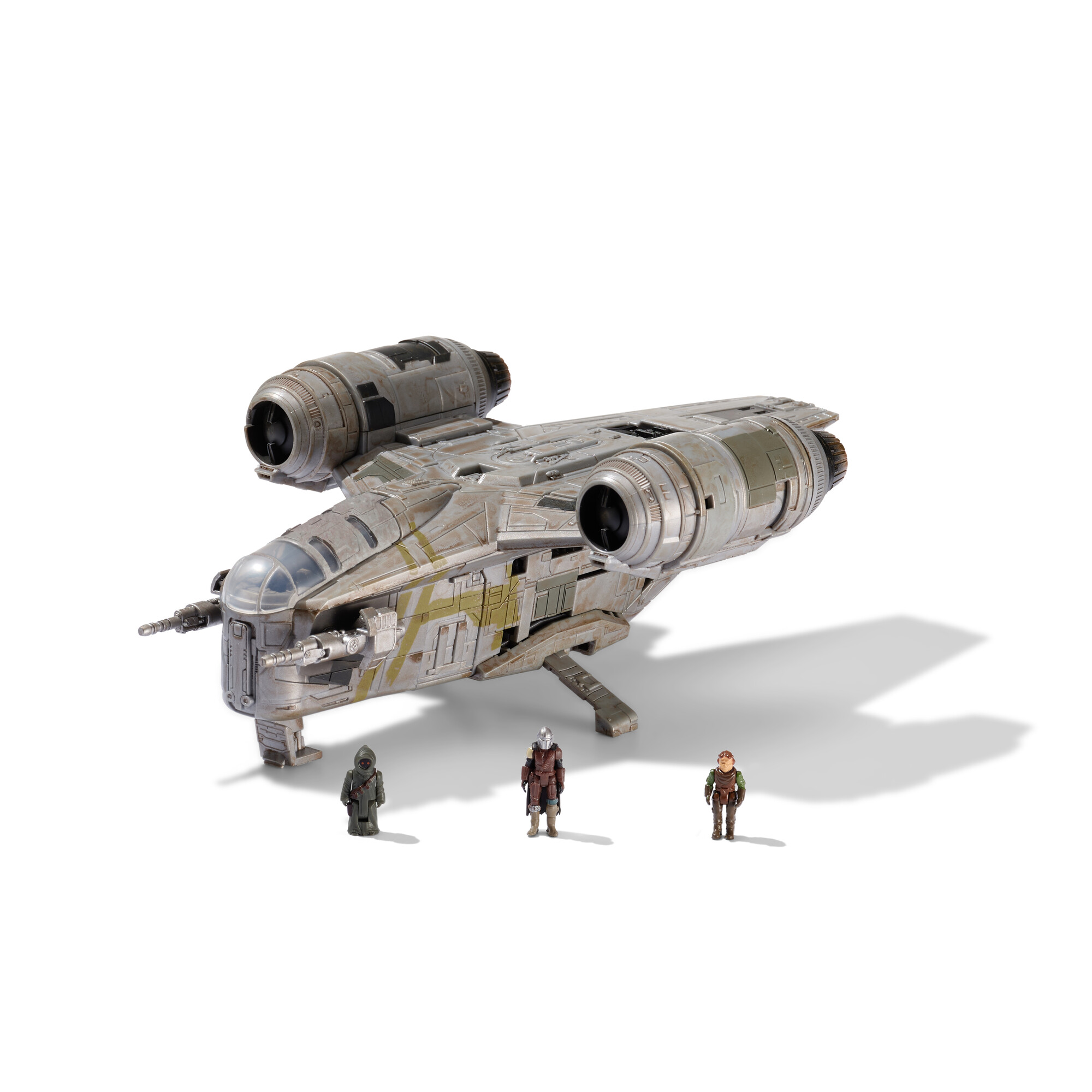 Star Wars Micro Galaxy Squadron Razor Crest - 7 inch Starship Class Vehicle with Three 1 inch Micro Figure Accessories - image 3 of 6