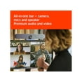 thumbnail image 4 of Poly Studio P15 Personal Video Bar (Plantronics + Polycom) - Complete Audio + Premium 4K Webcam Solution - Camera, Mics & Speaker - Home Office/Focus Room -Works w/Zoom (Certified) & Teams (Certified), 4 of 11