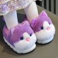 thumbnail image 4 of Girls Cartoon Slippers Warm Indoor Winter Shoes Kids Home Footwear Clothes, 4 of 5