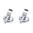 thumbnail image 2 of relayinert Door Hanging Hook Hanger Suction Cup Key Bathrobe Storage Rack Heavy Duty Coat Umbrella Accessory for Kitchen Bedroom Silver 2Set, 2 of 6