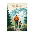 thumbnail image 2 of PEONAVET Fathers Day Greeting Cards Father's Day Gift Handwritten Blessing Message Cards 10PC, 2 of 6