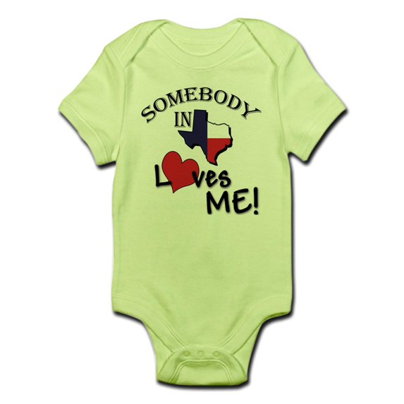 CafePress - Somebody In Texas Loves Me Infant Creeper - Baby Light Bodysuit