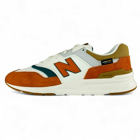 New Balance 997H Cordura White Orange Men's Shoes Sneakers CM997HZD, Men's U.S. Shoe Size 9.5