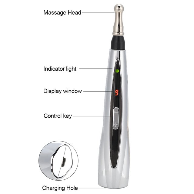 Pluma de acupuntura para aliviar el dolor, pluma de acupuntura eléctrica USB, pluma de acupuntura eléctrica, pluma de acupuntura para masaje, lograr más