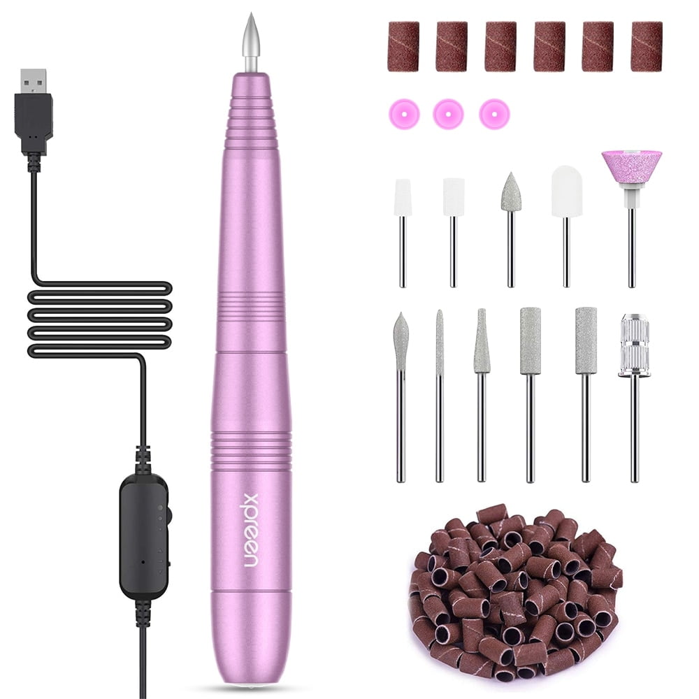 Electric Nail Drill, Professional Portable Compact Efile Nail File Kit