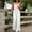 White, variant on Dianli Overalls for Women Linen Solid Suspender Jumpsuit with Lace Splice Adjustable Straps Round Neck Casual Wide Leg Pants Elastic Pocket Romper Summer Gray XXL