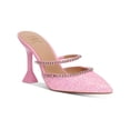 thumbnail image 1 of INC Womens Gylana Slip On Glitter Block Heels, 1 of 3