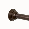 thumbnail image 2 of Zenna Home Tension Curtain Rod 72 in. L Oil Rubbed Bronze Brown, 2 of 3