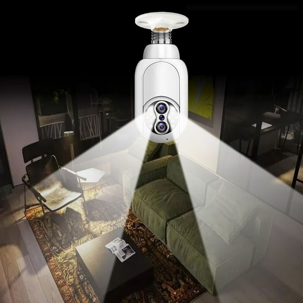 Sistema de cámaras de seguridad 4K, cámara 360 con lente dual, zoom automático de 15x, vista panorámica de 355°, cámaras de vigilancia para exteriores.