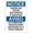 Warning Sign 2, variant on Bilingual Notice Vendors and Visitors Must Register 8"x12" Metal Tin Sign, Specialty Bilingual/Spanish No.6856, Facility Sign