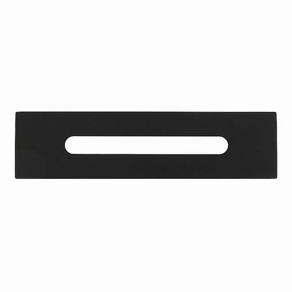 Kingston Brass TC4010 4.12 x 1.06 x 0.43 in. Made to Match Bathtub Overflow Hole Cover - Matte Black
