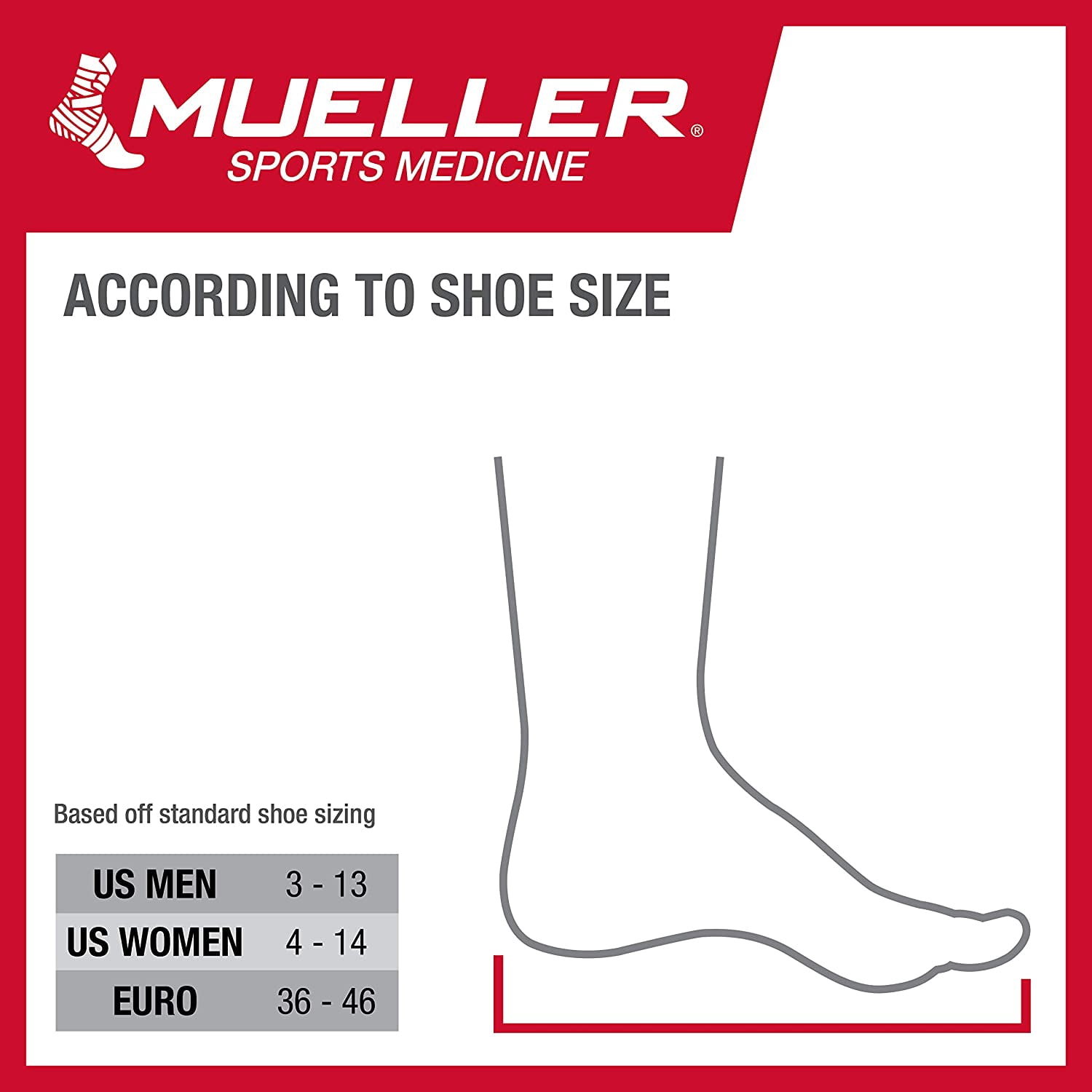 Mueller Sport Care Adjustable Ankle Stabilizer One Size [6518] 1 Each (Pack of 2)