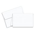 thumbnail image 1 of White Classic Linen Blank Fold Over Greeting Cards and Classic Linen Envelopes | 4.5" x 6" Inches When Folded | 25 Sets, 1 of 6