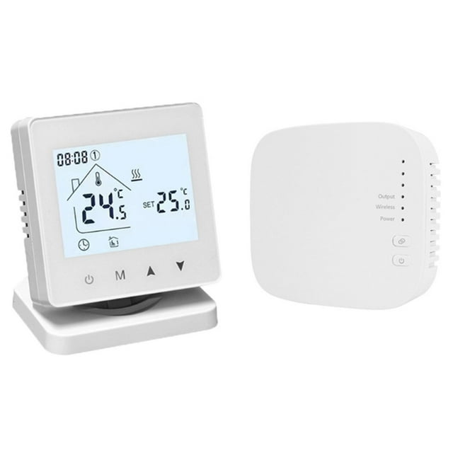 Termostato Inalámbrico Inteligente Programable con WiFi Tuya para Calefacción de Cuartos de Calderas de Gas