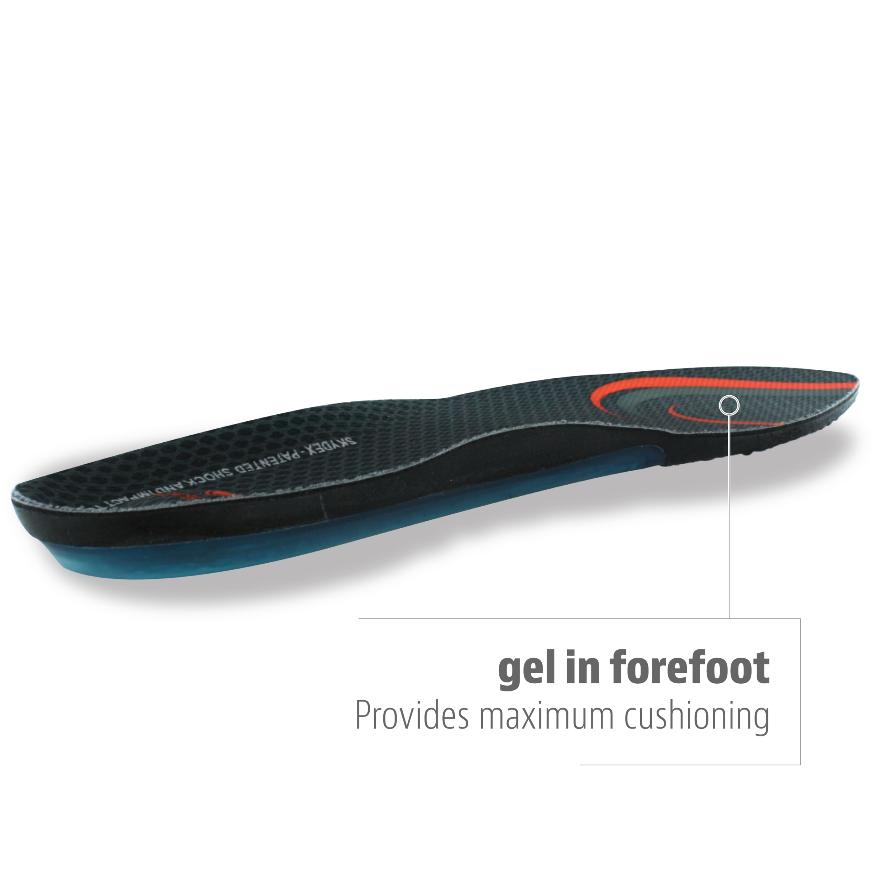 Sof Sole Insoles Men's AIRR Performance Full-Length Gel Shoe Insert, Men's 7-8.5 - image 5 of 10