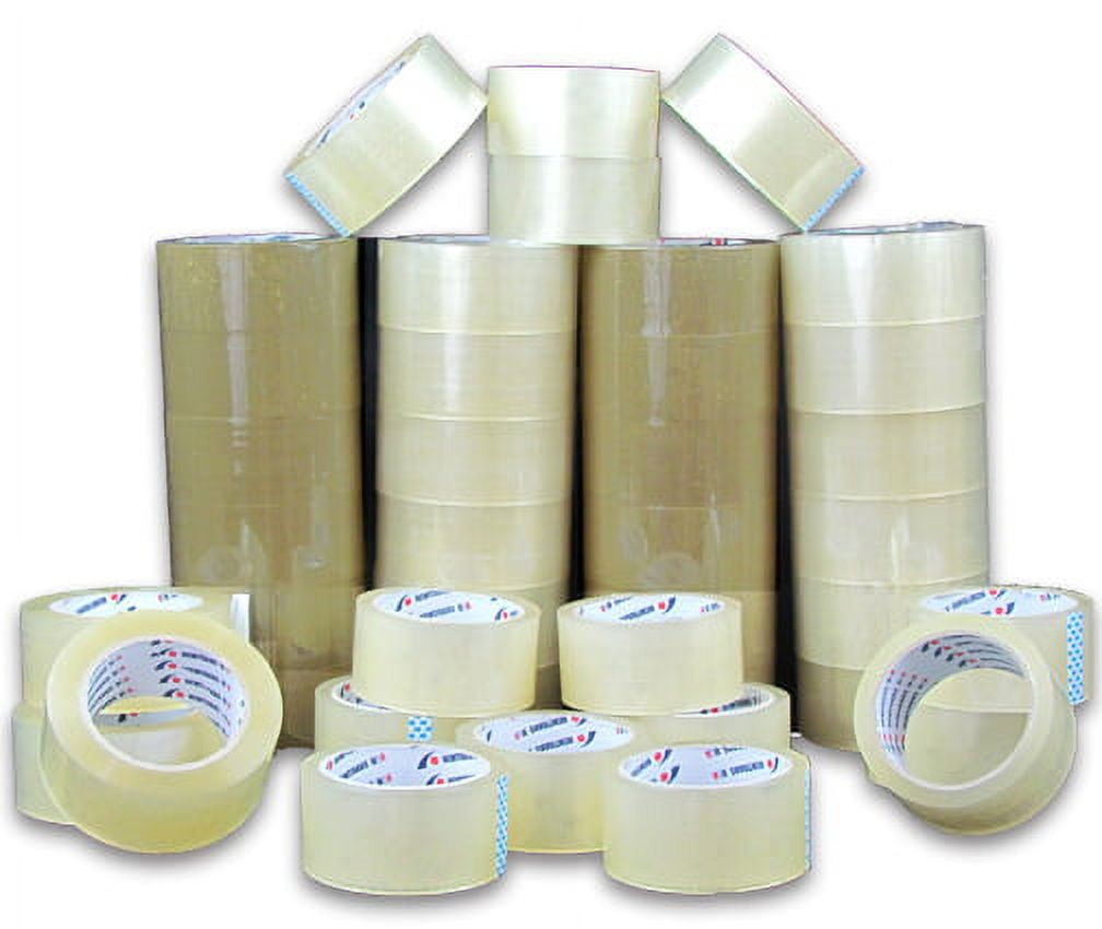 UOFFICE 2" x 110 Yds, 1.7 Mil, 36 Rolls Per Case, Clear Acrylic Packing Tape