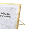thumbnail image 2 of serony Creative Nordic Metal Glass Photo Frame Crafts Home Desktop Bedroom Decors S Golden, 2 of 8