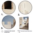 thumbnail image 3 of Designart "Castles Minimalist V" Cityscapes Floater Framed Canvas Print, 3 of 7